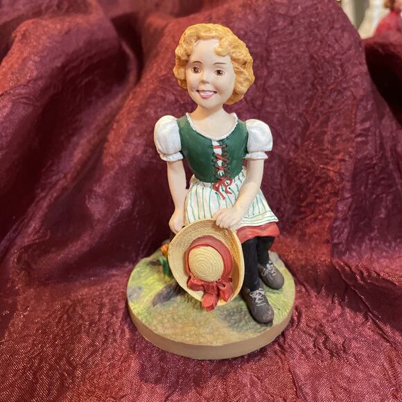 Danbury Mint SHIRLEY TEMPLE Silver Screen Collection "HEIDI" 3.75” - Picture 2 of 6